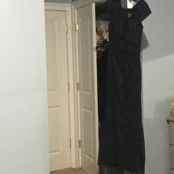 evenning-party Navy dress, - Picture 3 of 5